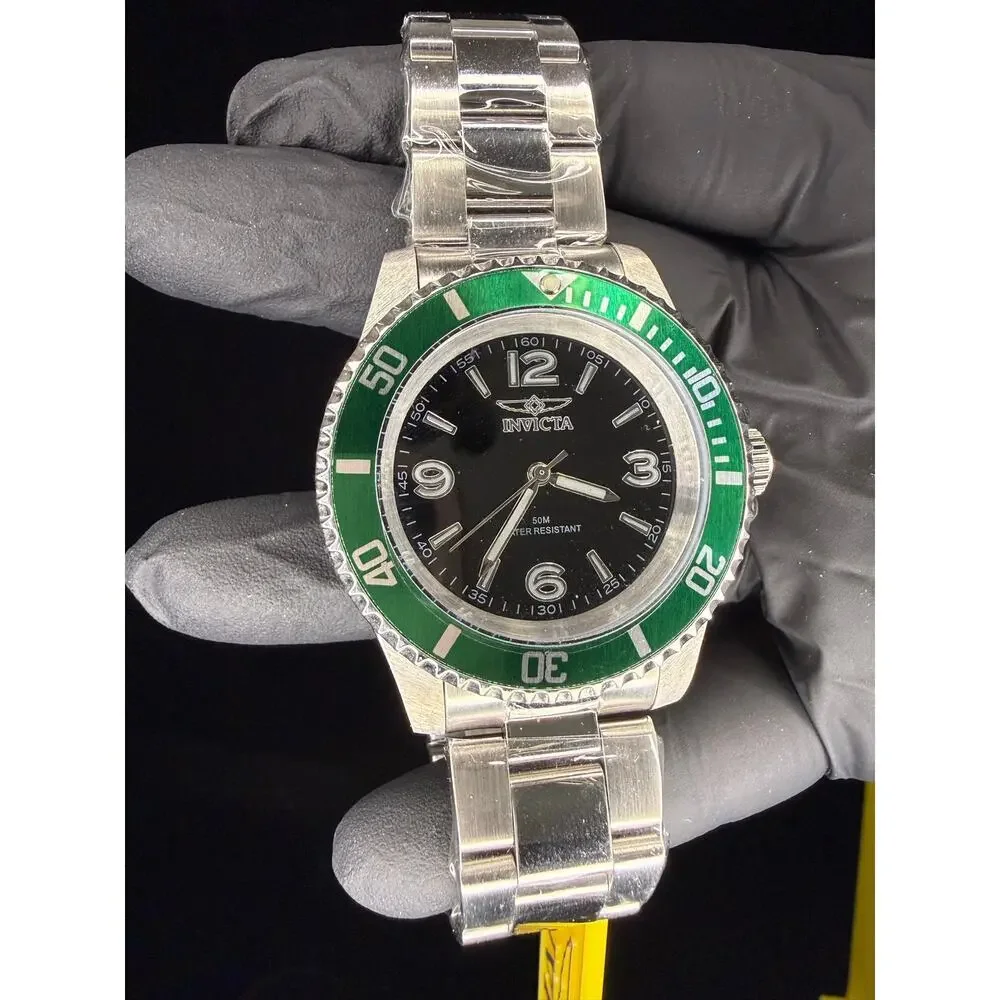Invicta Specialty Rowan Men's Watch 40mm, Steel Green, Black Dial. New! 49338